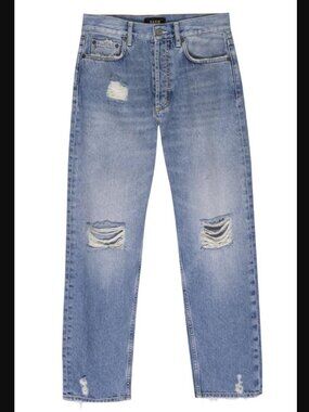 NWT - Rails - The Atwater Slouchy Straight Distressed Jeans Size 29
